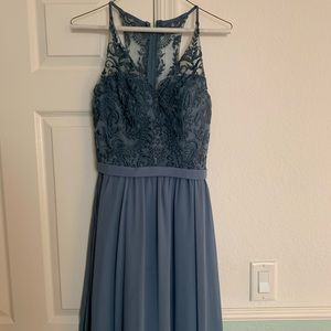 Kennedy Blue long chiffon dress